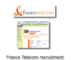 France Telecom corporate site with our components integrated within.